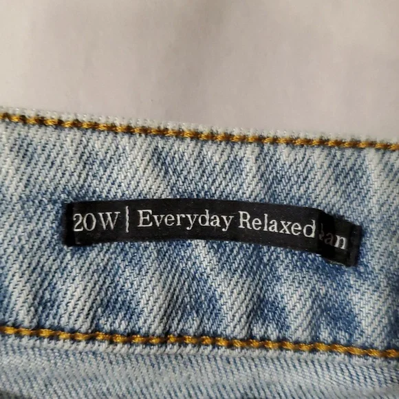 NEW Talbots Everyday Relaxed Jeans Ankle Light High Straight Stretch Womens 20W - Picture 5 of 8